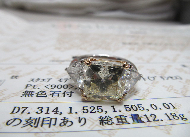 ダイヤトータル10ctリングの買取