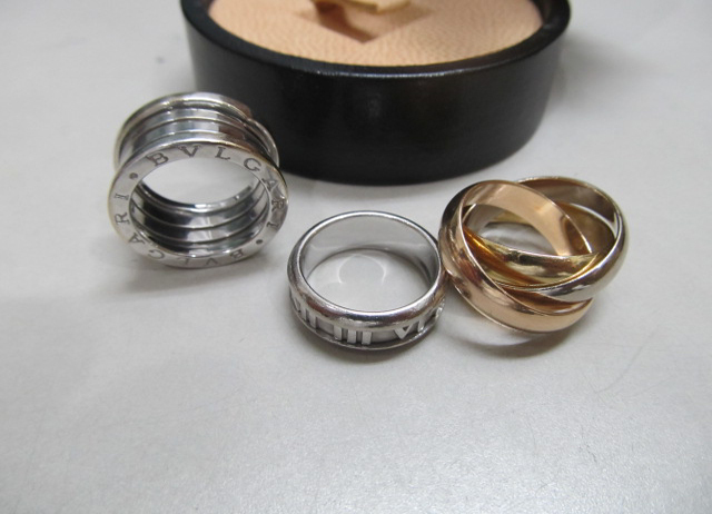 カルティエブルガリティファニーブランドジュエリーの買取