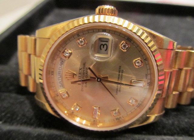 ロレックス118235A無垢時計の買取