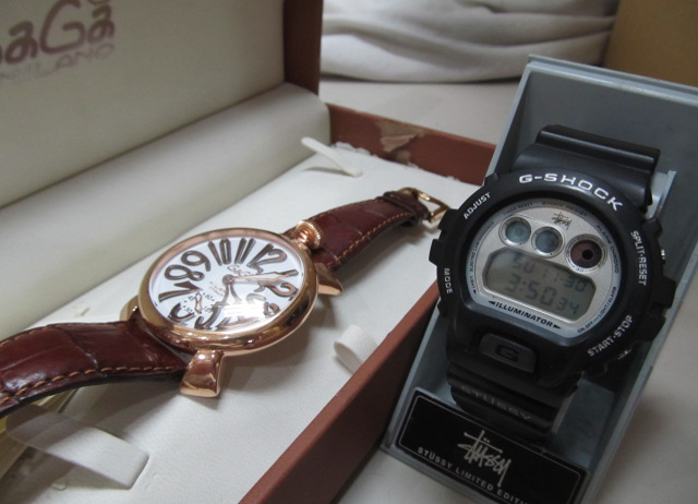 レア物ジーショック ガガミラノの買取