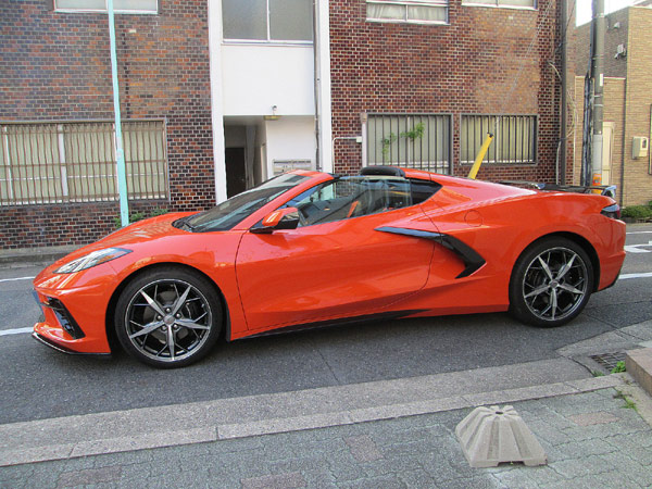 新型C8コルベット観てしまいました♡